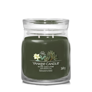 Ароматическая свеча Yankee Candle Silver Sage & Pine Medium