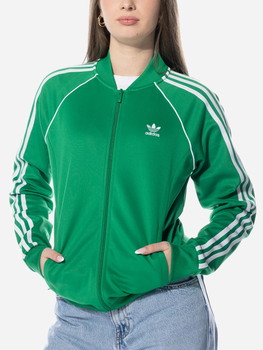 Спортивна кофта жіноча Adidas Adicolor Classics SST Track Jacket W "Green" IK4030 L Зелена (4066761237457)