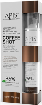 Біоревіталізувальна сироватка Apis Coffee Shot для шкіри навколо очей 10 мл (5901810008635)