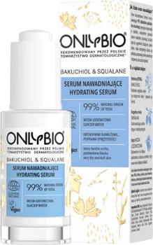 Сироватка для обличчя OnlyBio Bakuchiol&Squalane Hydrating Serum для сухої шкіри 30 мл (5902811787390)