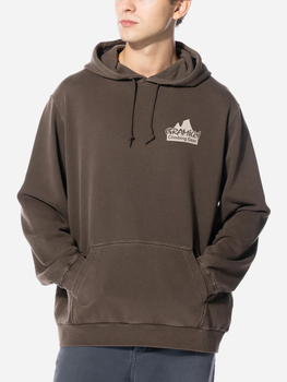 Bluza męska z kapturem oversize Gramicci Climbing Gear Hooded Sweatshirt "Brown Heather" G3FU-J078-BROWN-PIGM L Brązowa (195612541864)