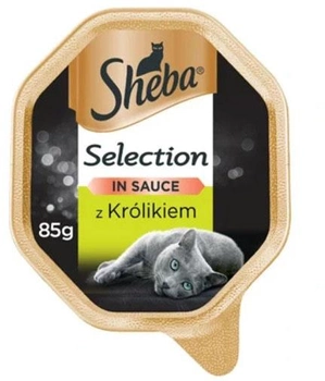 Вологий корм для котів Sheba Selection з кроликом 85 г (5900951289965)