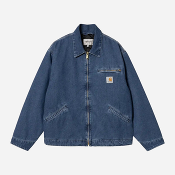 Джинсова куртка чоловіча Carhartt WIP OG Detroit Jacket (Summer) "Blue" I033039-0106 S Темно-синя (4064958794899)