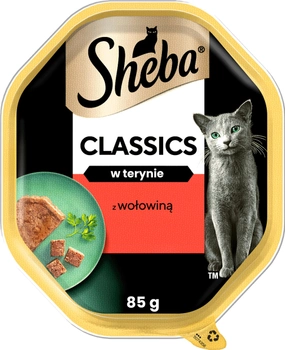 Вологий корм для котів Sheba Classics з яловичиною 85 г (5900951289958)