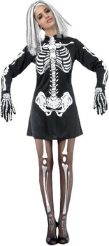 Жіночий костюм для дорослих Ciao - Skeleton Lady Один розмір (8026196621425)