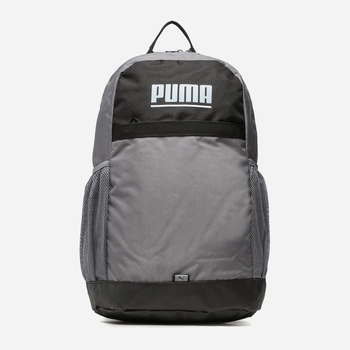 Рюкзак спортивний тканинний 23л вміщує формат А4 Puma Plus Backpack 7961502 Сірий (4065452956325)