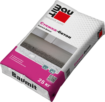 Суміш для стяжки Baumit Estrich-Beton 20-100 мм 25 кг 1/54 (109131)
