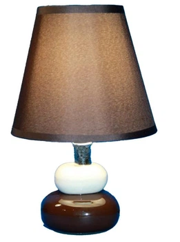 Настольная лампа с абажуром Ray NJL825 A+B (BRN)