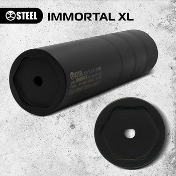 Глушник бойовий STEEL IMMORTAL XL 7.62, різь 14×1L, саундмодератор АК-47 (012.000.000-67)