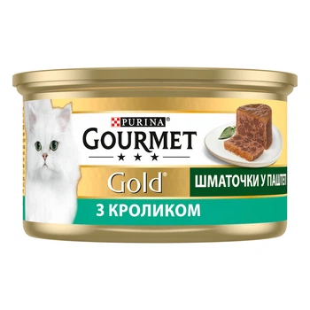 Консервированный корм Purina Gourmet Gold Террин с кроликом 85 г (7613033706271)