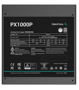 Блок живлення Deepcool PX 1000P 1000W (R-PXA00P-FC0B-EU)