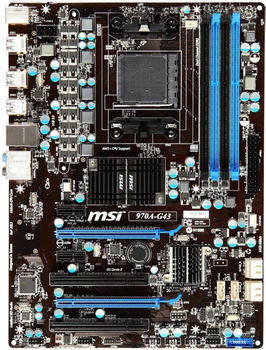Материнська плата MSI 970A-G43 (970A-G43) (sAM3, AM3+, AMD 970, ATX) Б/в,U1