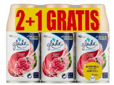 Освіжувач повітря Glade Luscious Cherry & Peony 3 x 269 мл (5000204024500)