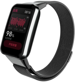 Міланський ремінець Milano Mesh для Xiaomi Smart Band 7 Pro Black (31699-2B)