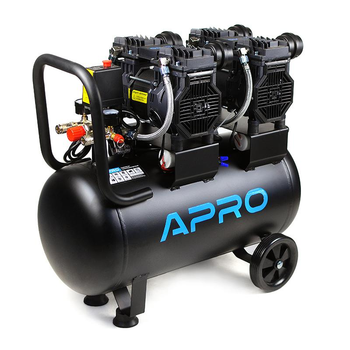 Компресор 4-циліндровий безмасляний Apro OFE-50 8 бар/2х1.5 кВт 475 л/хв 50 л