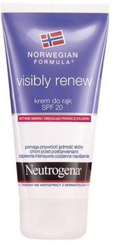Krem do rąk Neutrogena Visibly Renew Elasti-Boost Hand Cream Spf 20 75 ml (3574661199887)
