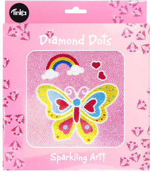 Набір алмазної вишивки Tinka Toys Метелик 18 x 18 см (7073334000445)