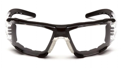 Очки защитные с уплотнителем Pyramex Fyxate (clear) H2MAX Anti-Fog, прозрачные