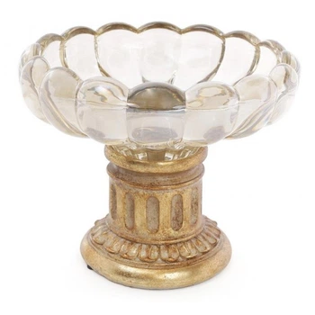 Цукерниця "Adeola" Ø20см зі скляною чашею (183720)