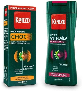 Набір Kerzo Choc від випадіння волосся лосьон 150 мл + шампунь 150 мл (8411802397601)