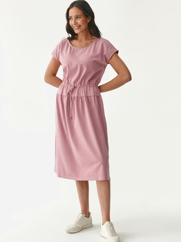 Плаття-футболка міді літнє жіноче Tatuum Natula T2215.197 S Рожеве (5900142153143)