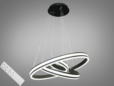Люстра LED Diasha MD55040-3A-600+400+200BK R 175W чорна