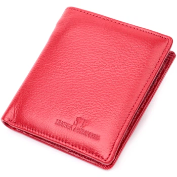 Женский кошелек из натуральной кожи ST Leather 19465 Красный