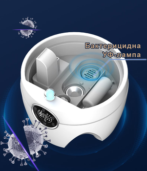 Бесшумный ультразвуковой увлажнитель воздуха Doctor-101 Neptune HQ-JS450S с УФ лампой для дома и квартиры на 4.5 л