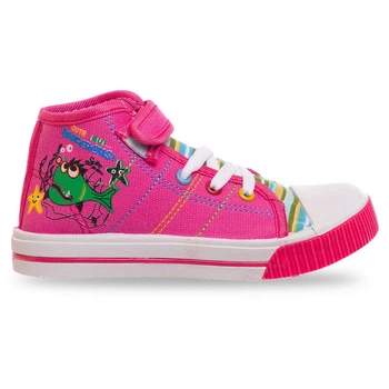 Кеды детские высокие с липучкой SP-Sport 3371 размер 32 Bright Pink