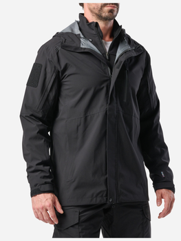 Куртка штормова чоловіча 5.11 Tactical Force Rain Shell Jacket 48362-019 3XL Чорна (888579491227)
