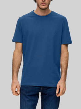 Koszulka męska bawełniana s.Oliver 10.3.11.12.130.2141455-5620 XL Niebieska (4099975049080)