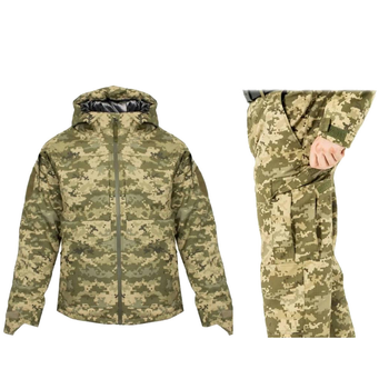 Зимовий костюм з Omni-Heat та утеплювачем Thinsulate / Чоловіча форма Куртка + Штани піксель розмір S
