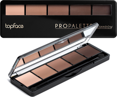 Палетка теней для век TopFace Pro Palette Eyeshadow 019 матовые 8 г (8681217243002)