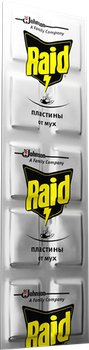 Пластины от мух Raid для электрофумигатора 10 шт