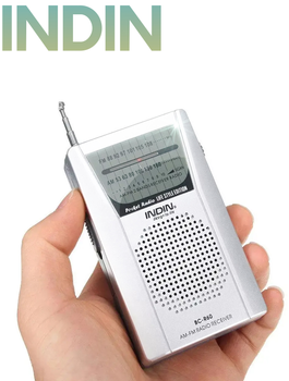 Радиоприемник компактный стильный громкий удобный FM\AM Indin BC-R60