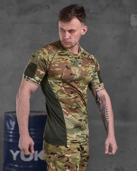 Тактическая мужская потоотводящая футболка 2XL мультикам (85688)