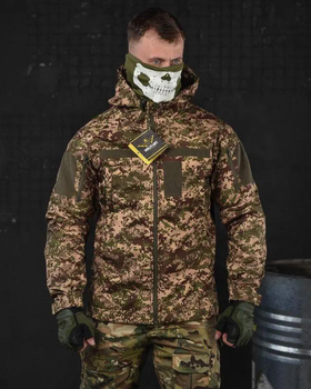 Тактична весняна куртка SoftShell 2XL піксель (85653)