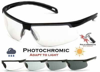 Очки защитные фотохромные Pyramex Ever-Lite Photochromic Прозрачные