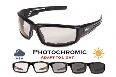 Окуляри фотохромні (захисні) Global Vision Sly Photochromic (clear) фотохромні прозорі***