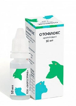 Ветеринарные препараты BioTestLab Отофлокс Капли ушные 10 мл (АА0011663)