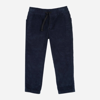 Детские вельветовые брюки для хлопчика Chicco 09008354000000 92 см Темно-сині (8054707906136)