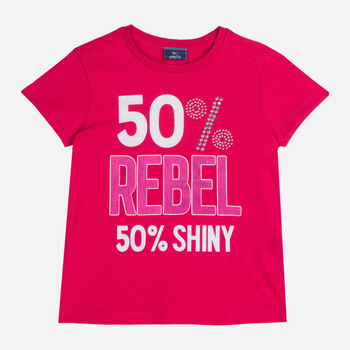 Дитяча футболка для дівчинки Chicco 09067157000000 116 см Темно-розовая (8054707961180)