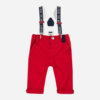 Spodnie dziecięce dla chłopca Chicco 09008225000000 86 cm Czerwone (8054707832480)