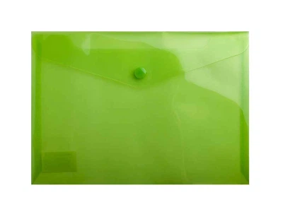 Папка-конверт BUROMAX , на кнопці, А5, салатова BM.3936-15