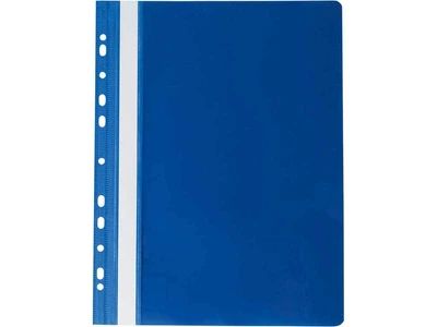 Папка BUROMAX -швидкозшивач A4 PROFESSIONAL 11отв. PVC, т.-син.