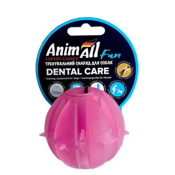 Игрушки AnimAll Fun Игрушка для собак, мяч вкусняшка, фиолетовый 1 шт (113010)