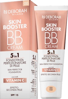 Тональний BB-крем Deborah Skin Booster BB Cream 5 in 1 SPF15 00 Fair 30 мл (8009518432749)