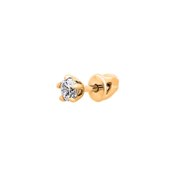 Сережка одинарная Сережка - пусет одинарна Diamant с1572_1 (563019)