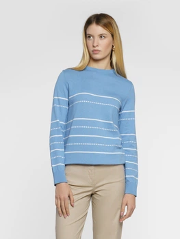 Пуловер жіночий блакитний Arber Crew-neck WIs2 WTR-151 XS блакитний (W10.08.24.412)