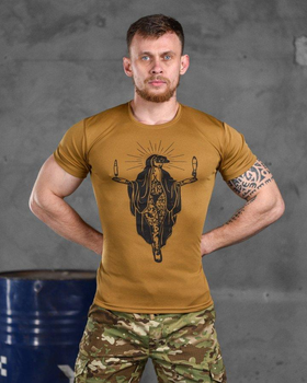 Тактическая потоотводящая футболка Odin кайот madonna XL